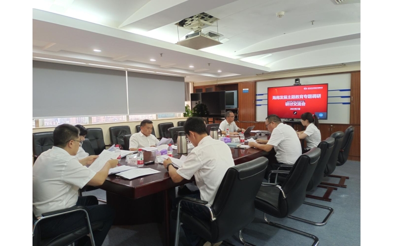 海南发展召开主题教育专题调研研讨交流会