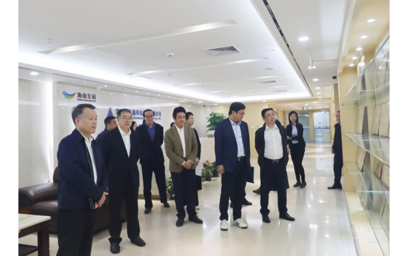 中铁建昆仑投资集团党委书记、董事长贾洪一行至海南发展调研